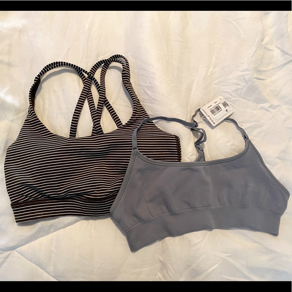 🍋 Lululemon Energy Bra AND Tranquil bralette!
